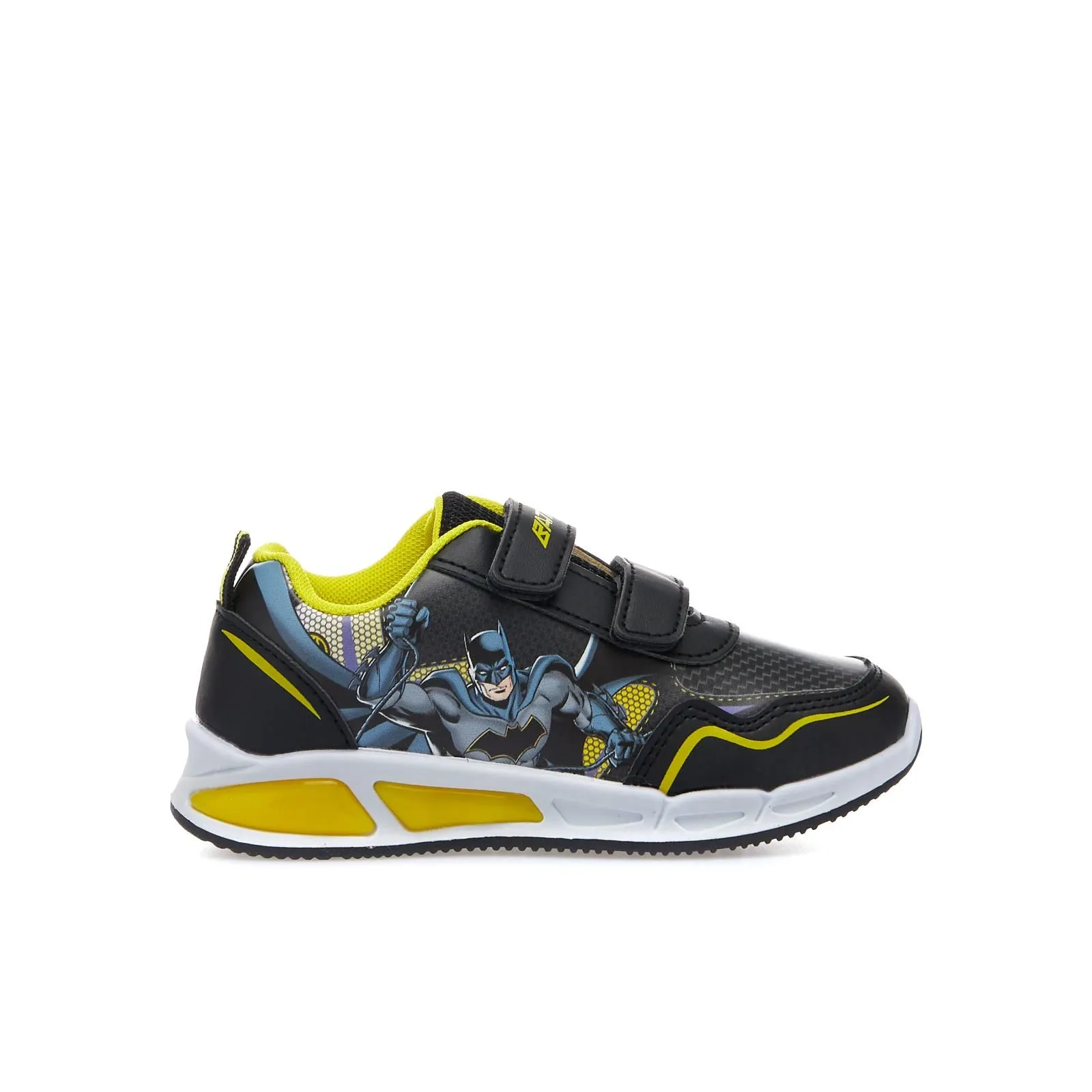 Sneakers nere con luci e stampa cartoon Batman