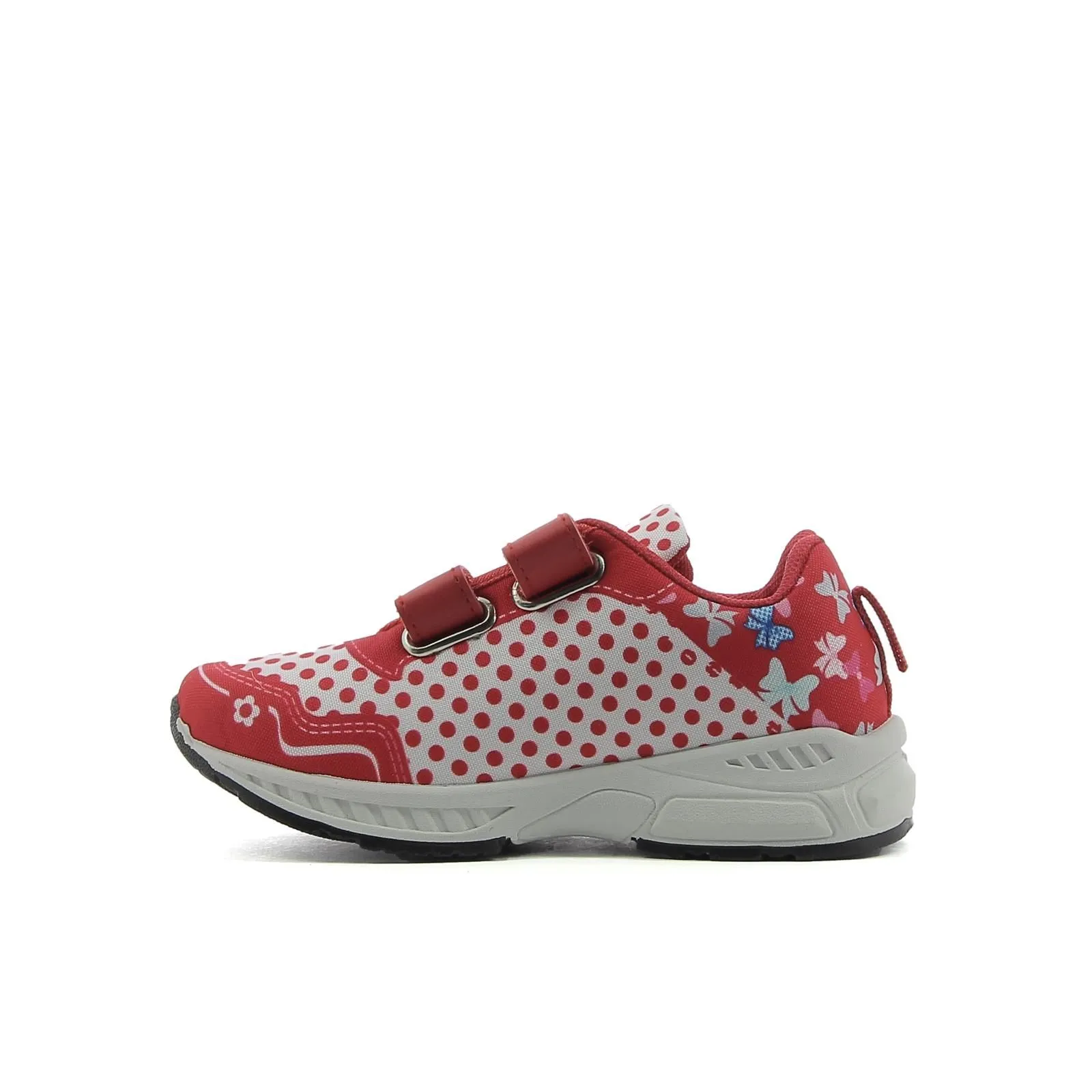 Sneakers rosse stampa Minnie con luci