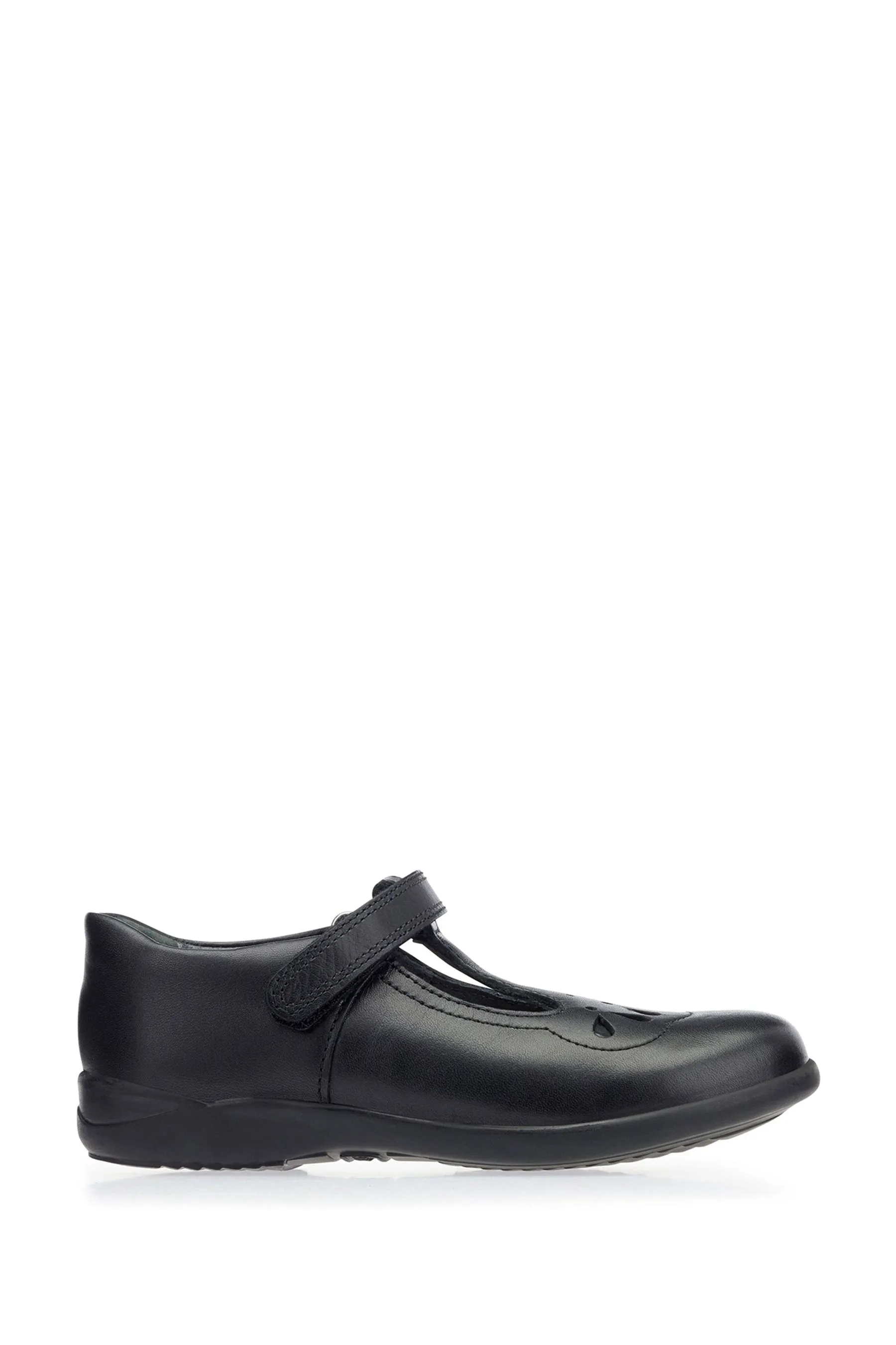 Start-Rite Multi Fit Scarpe T Bar in pelle di papavero    