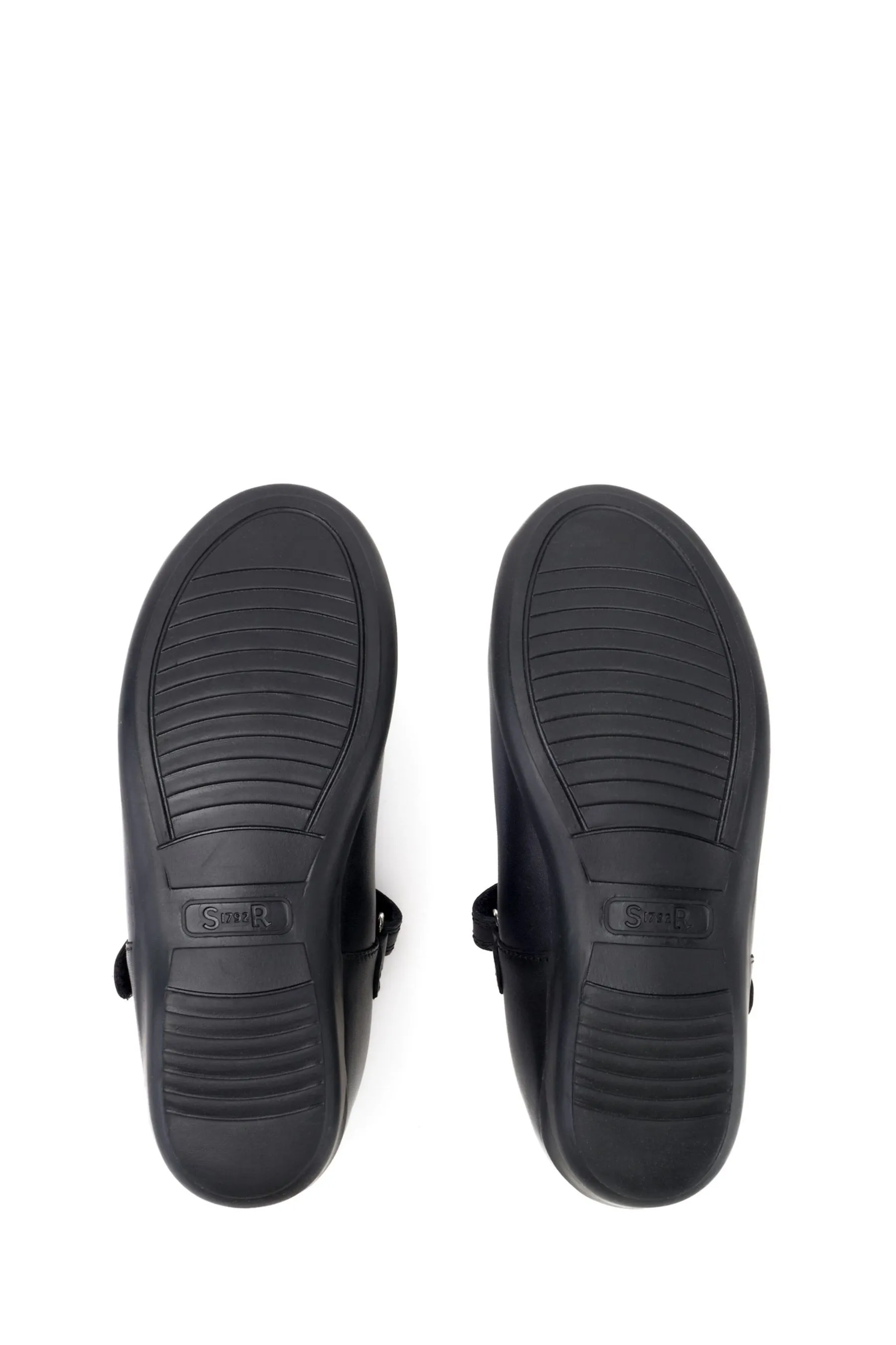 Start-Rite Multi Fit Scarpe T Bar in pelle di papavero    
