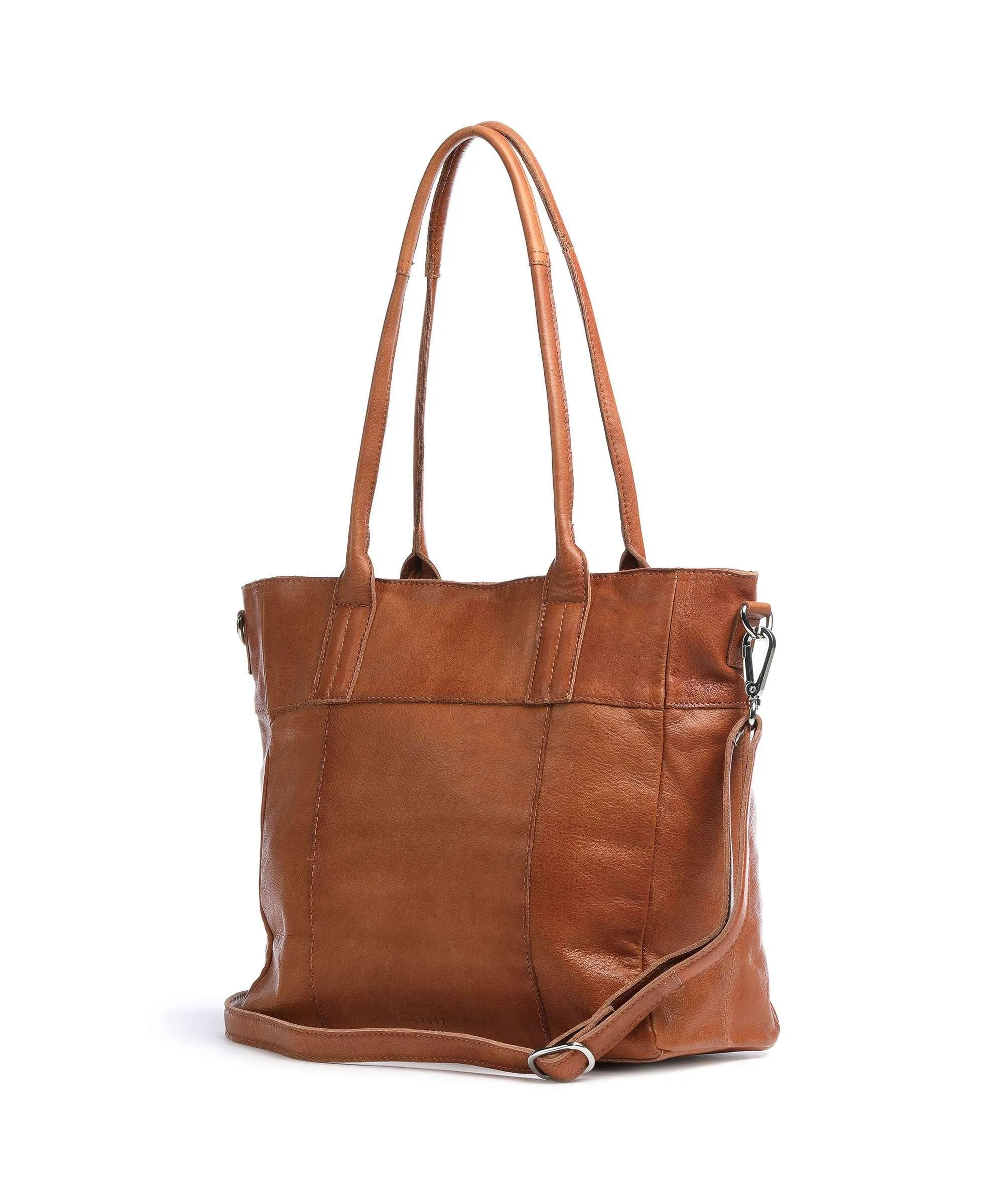  Still Nordic Basic Borsa shopper pelle di vacchetta finemente grana caramello  