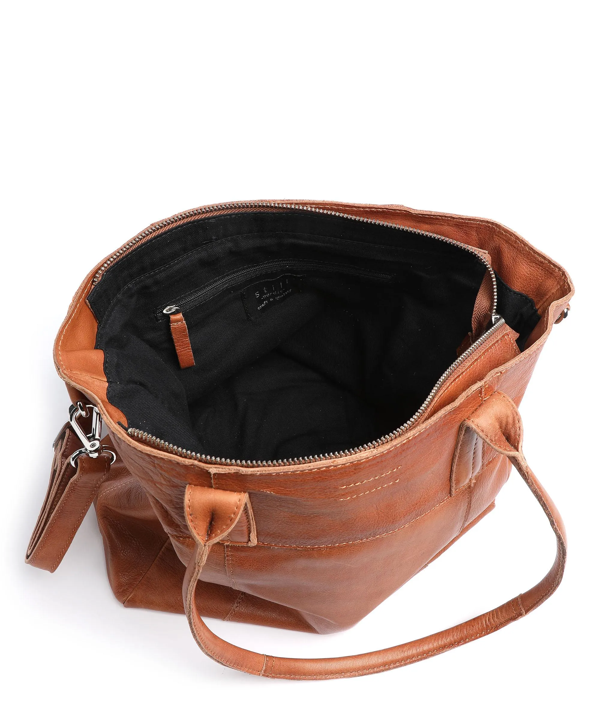 Still Nordic Basic Borsa shopper pelle di vacchetta finemente grana caramello  