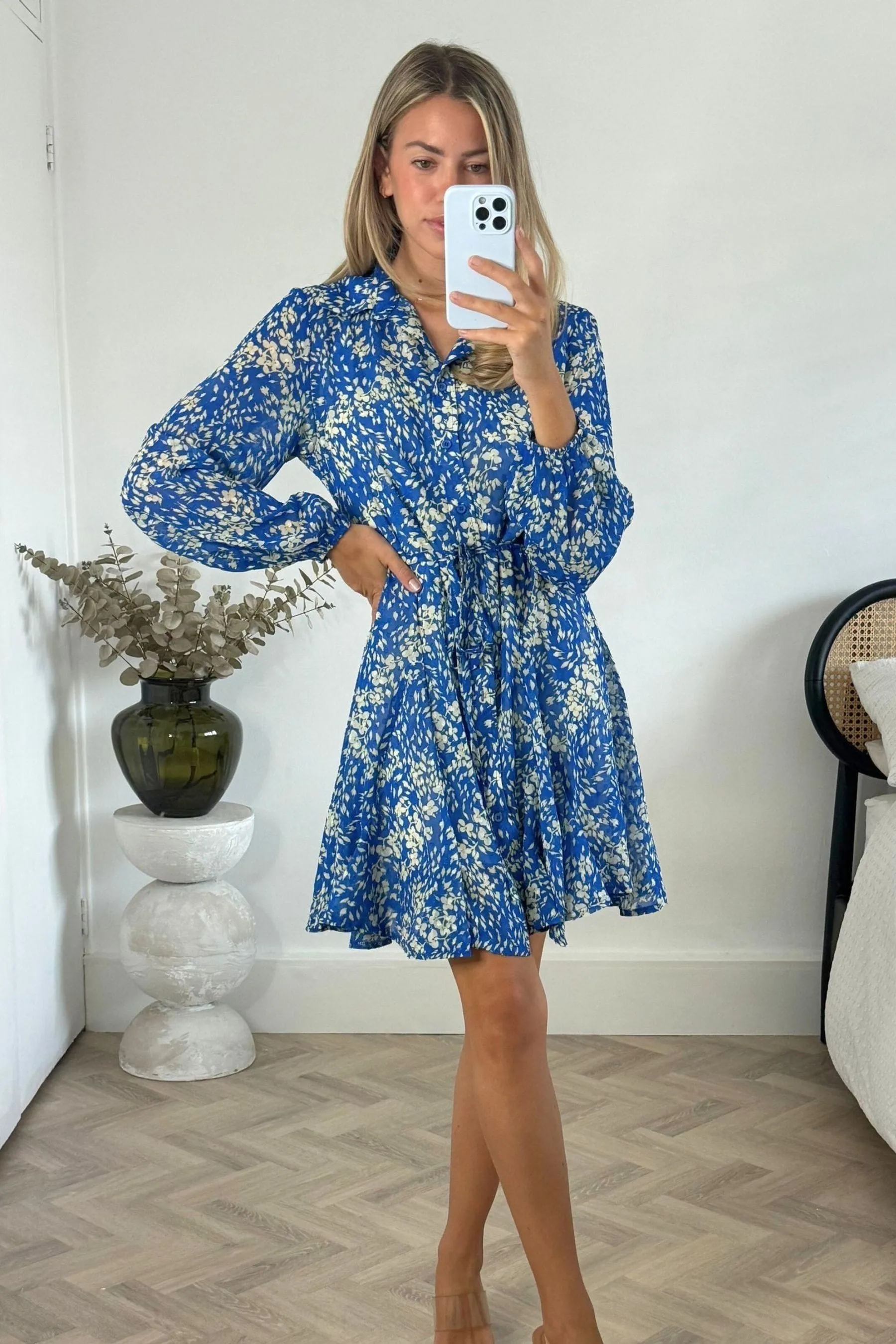 Style Cheat - Myla - Abito chemisier corto con allacciatura in corda