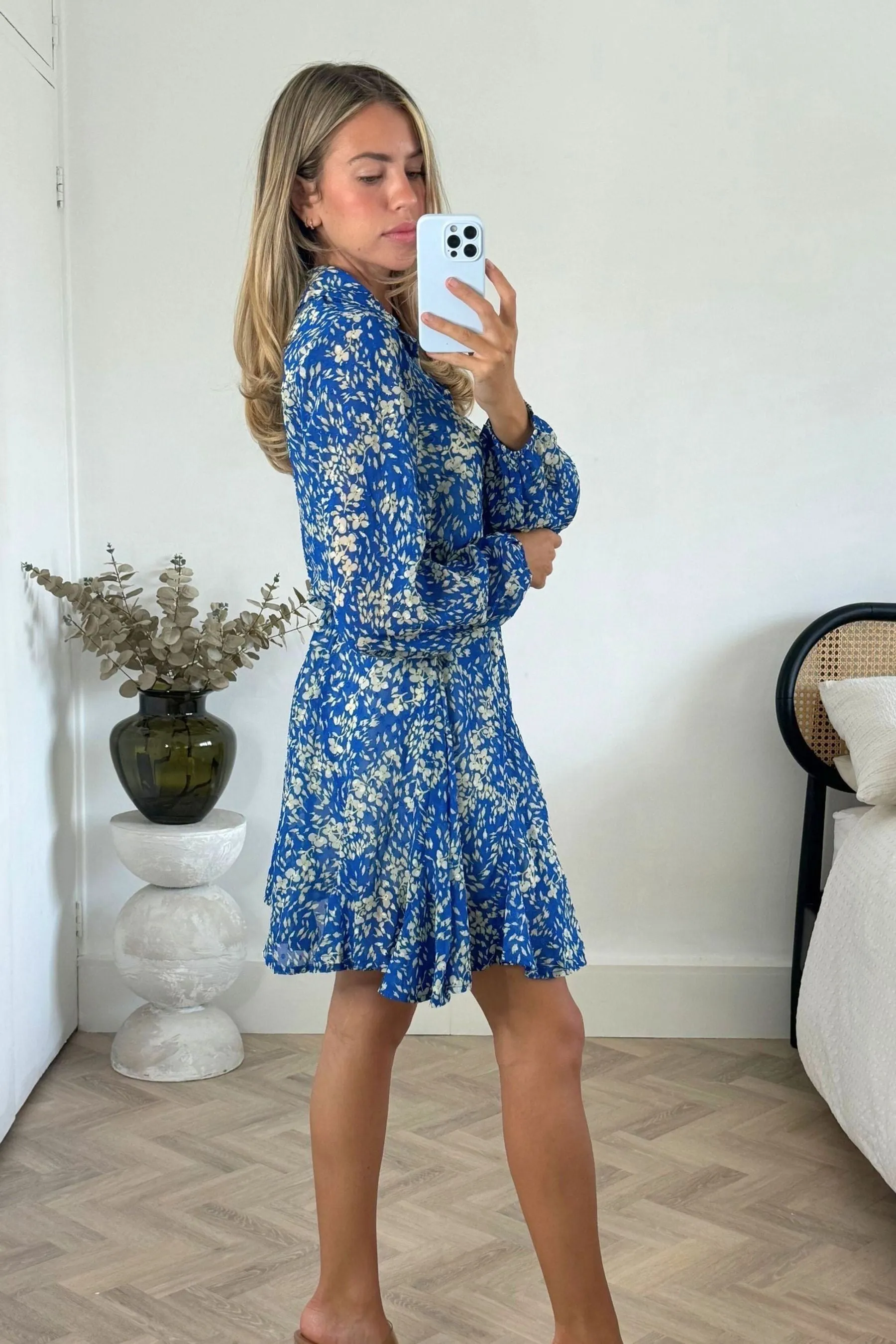 Style Cheat - Myla - Abito chemisier corto con allacciatura in corda