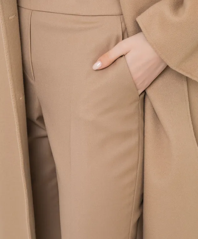 Theory Pantaloni in lana beige K0801226