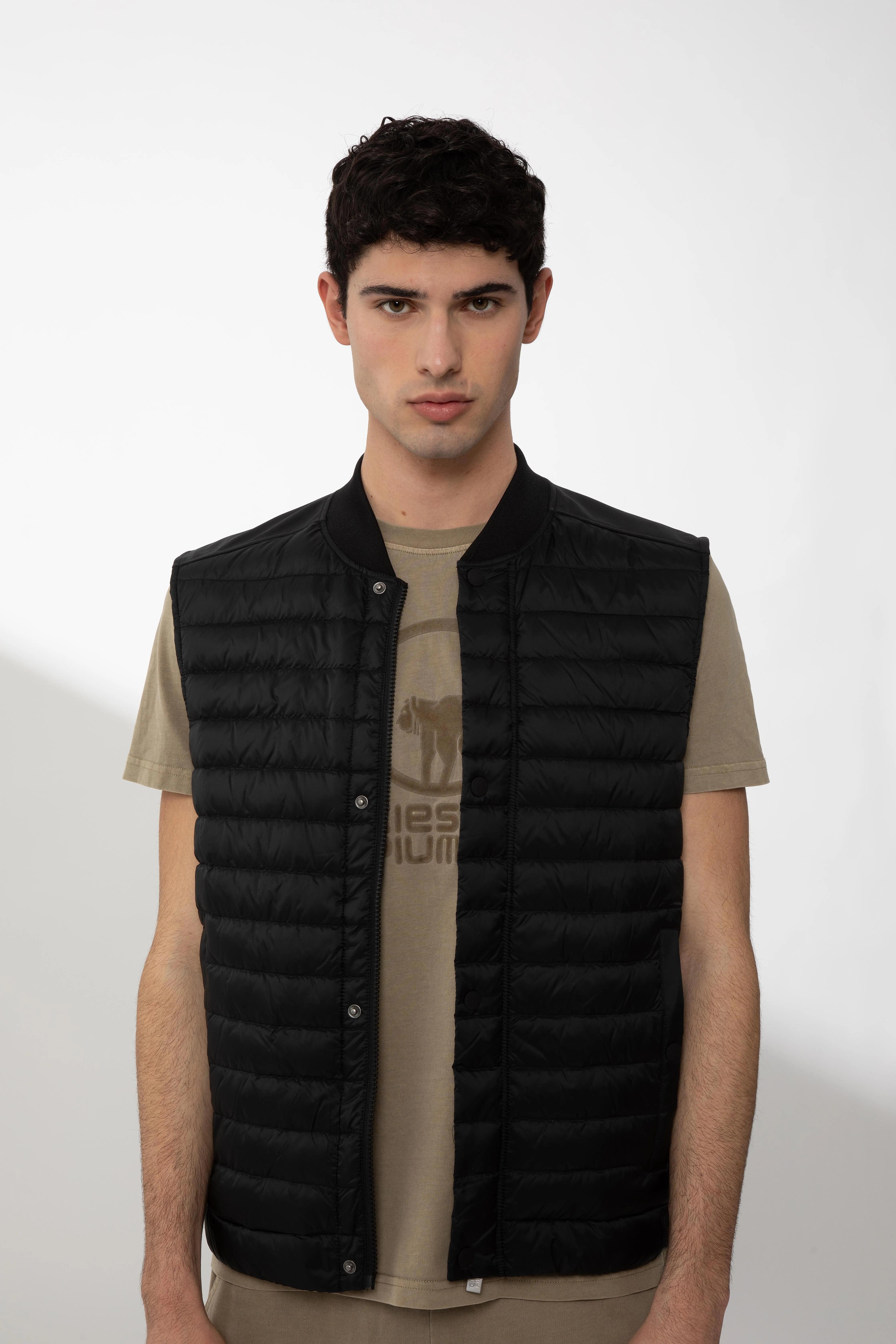 TIBBY – Gilet ibrido nero