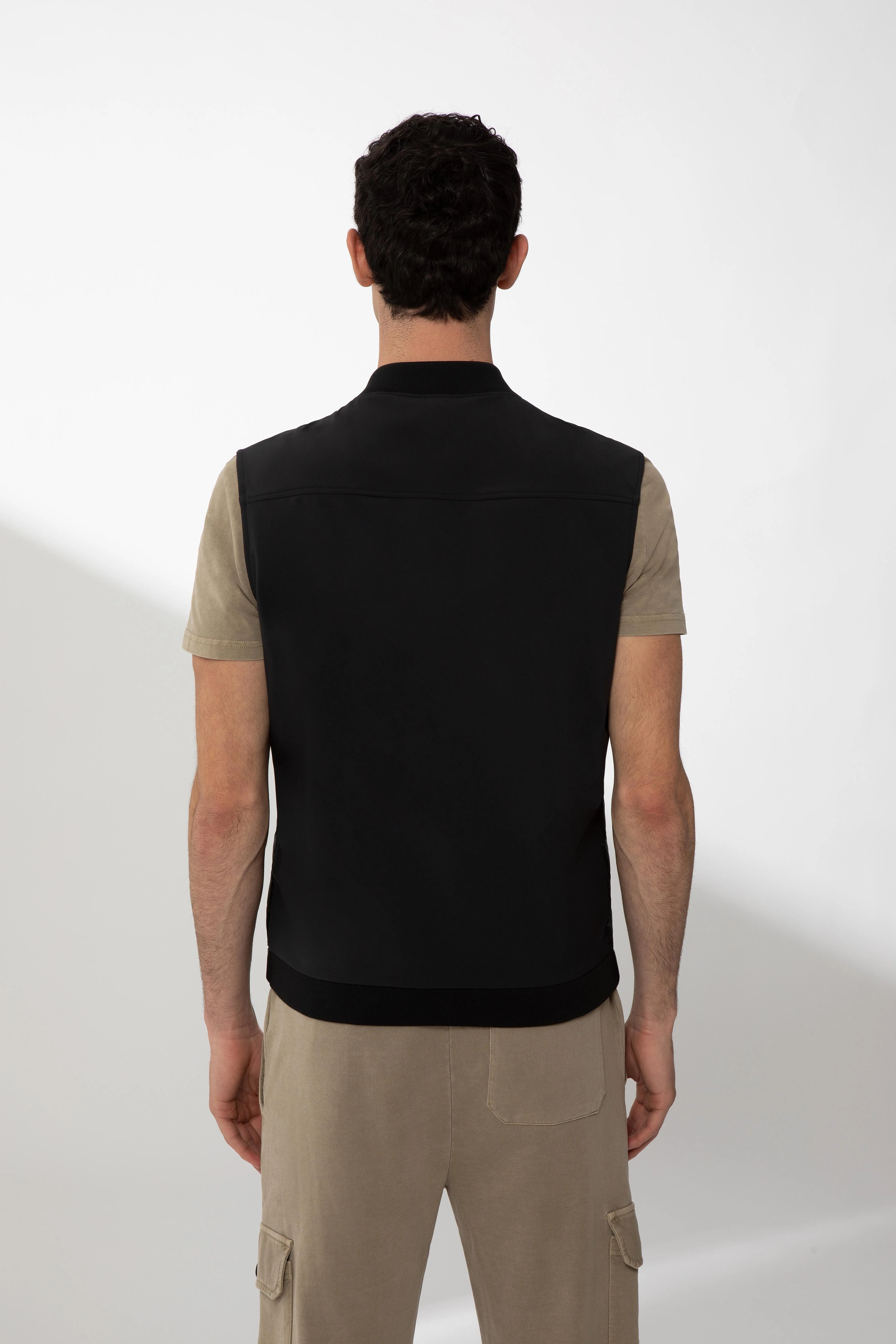 TIBBY – Gilet ibrido nero