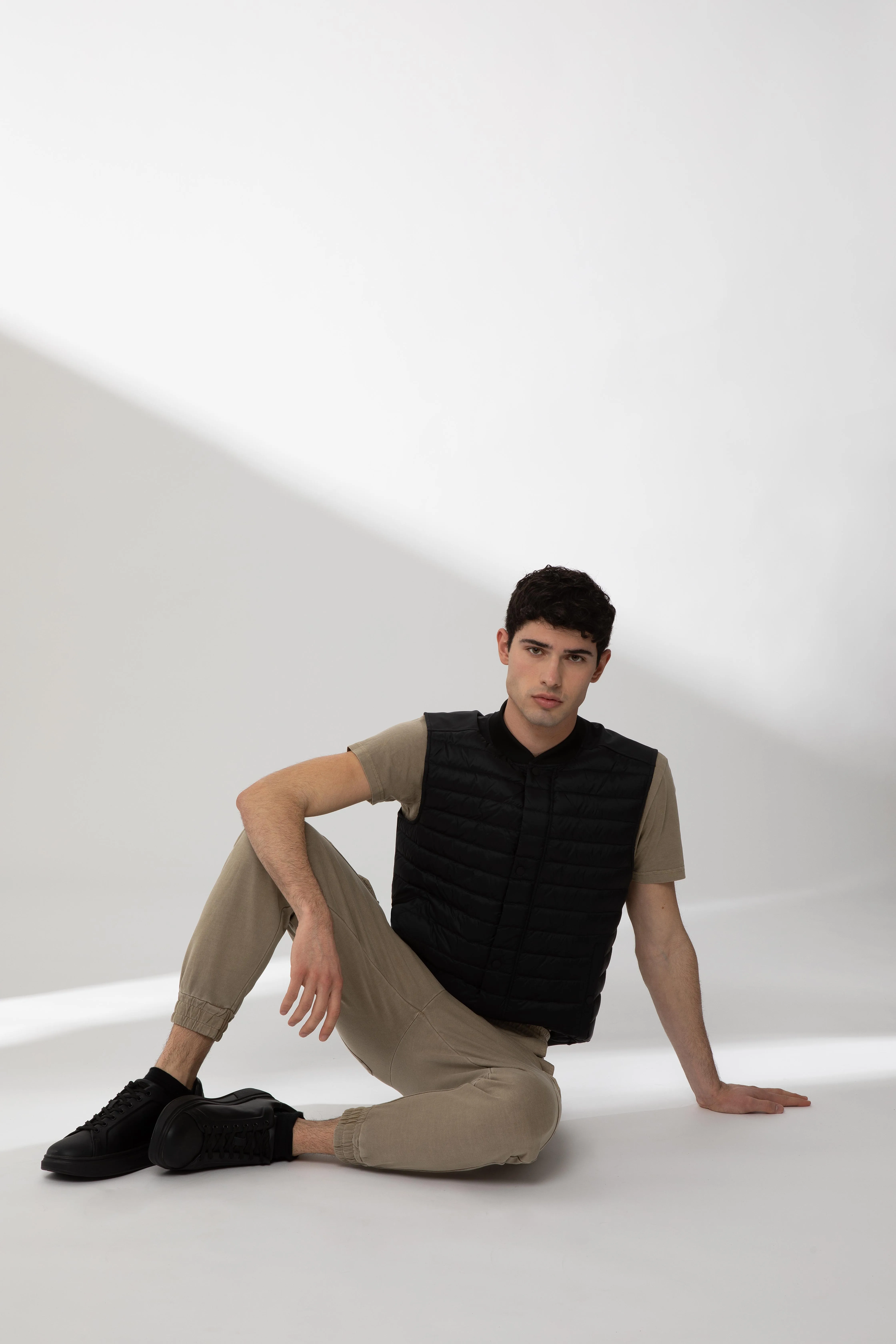 TIBBY – Gilet ibrido nero