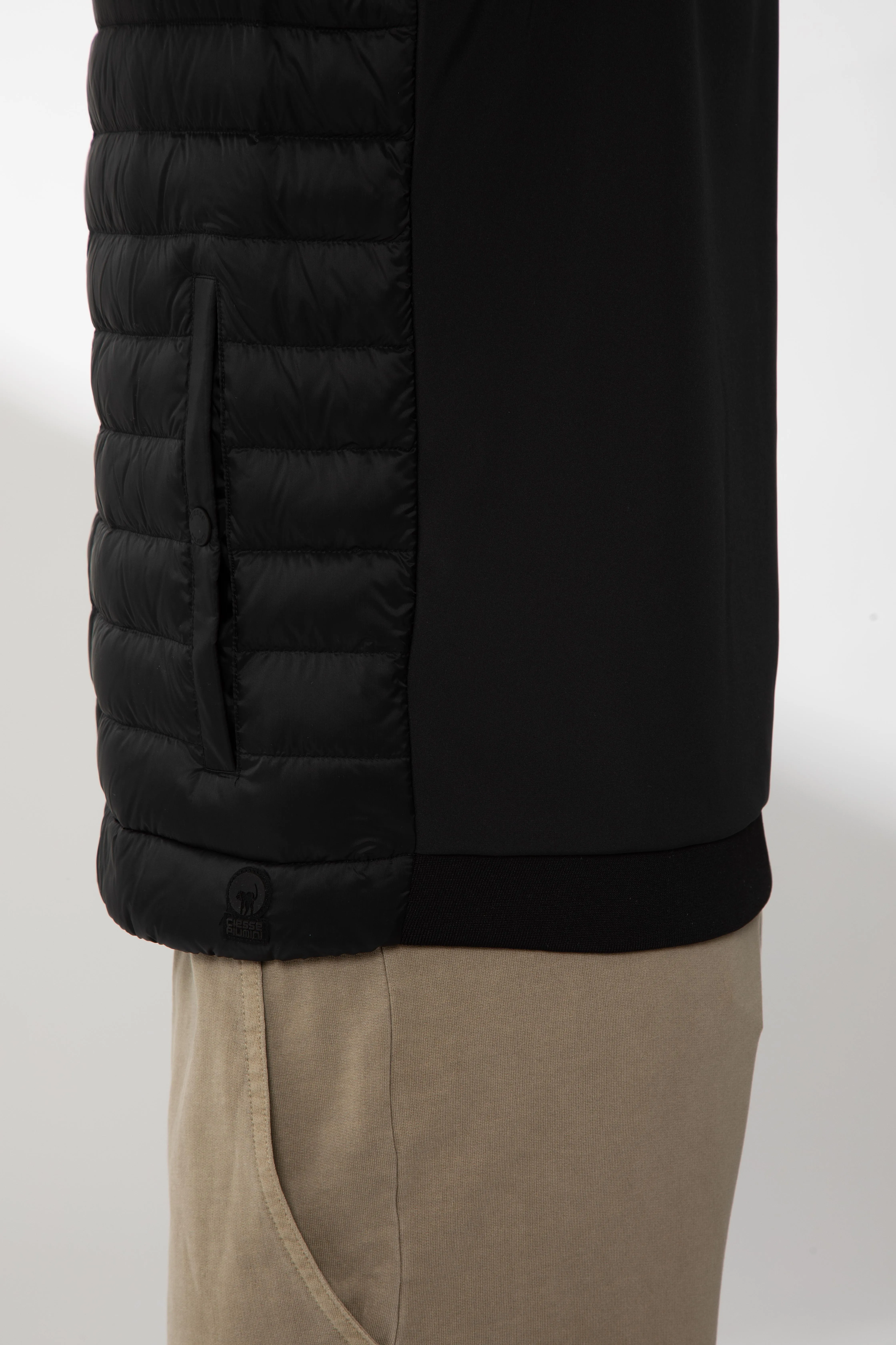 TIBBY – Gilet ibrido nero