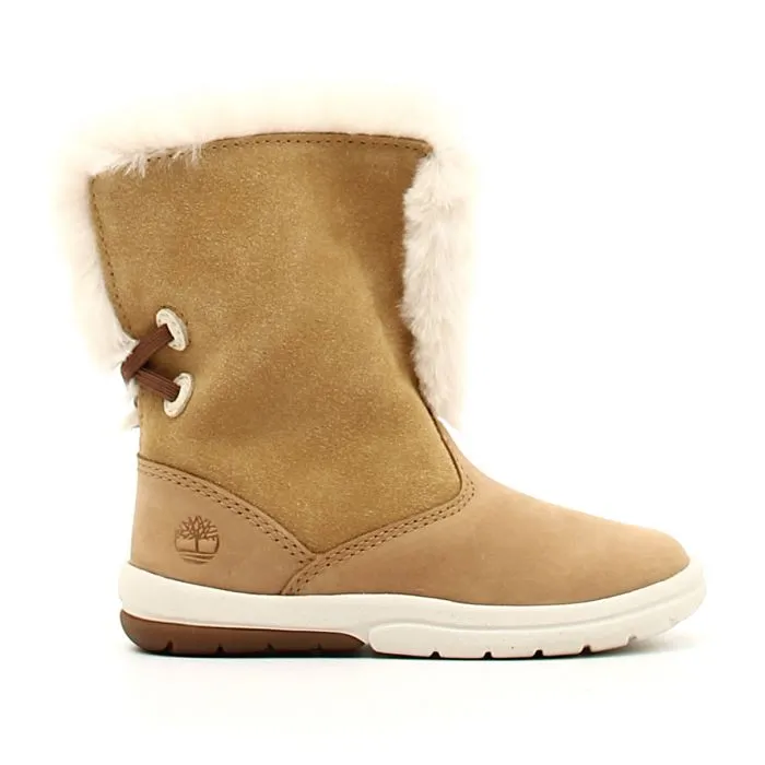 TODDLE TRACKS FAUX SHEARLING BOOTIE WHEAT