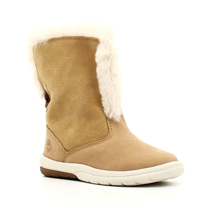 TODDLE TRACKS FAUX SHEARLING BOOTIE WHEAT