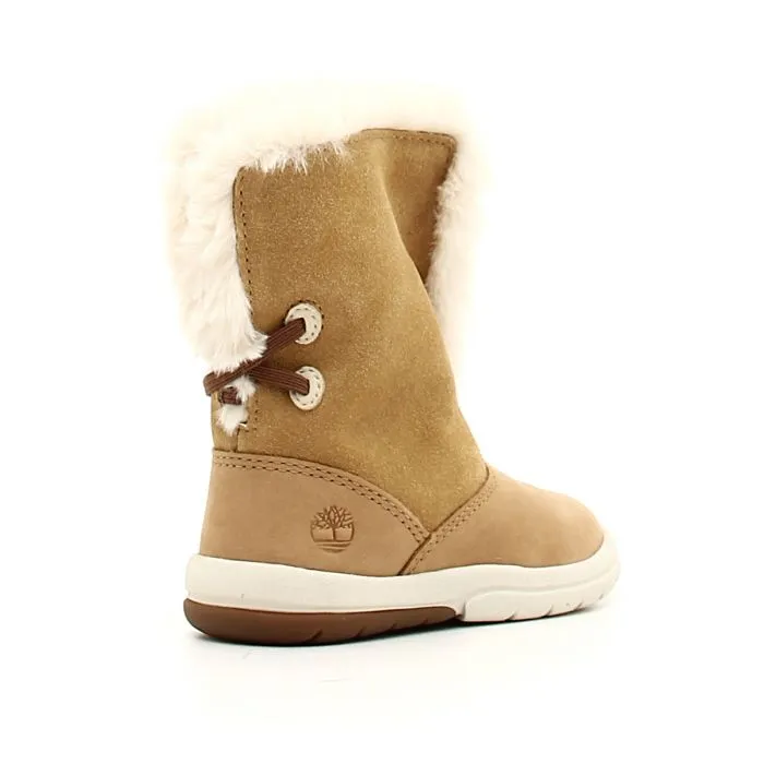 TODDLE TRACKS FAUX SHEARLING BOOTIE WHEAT