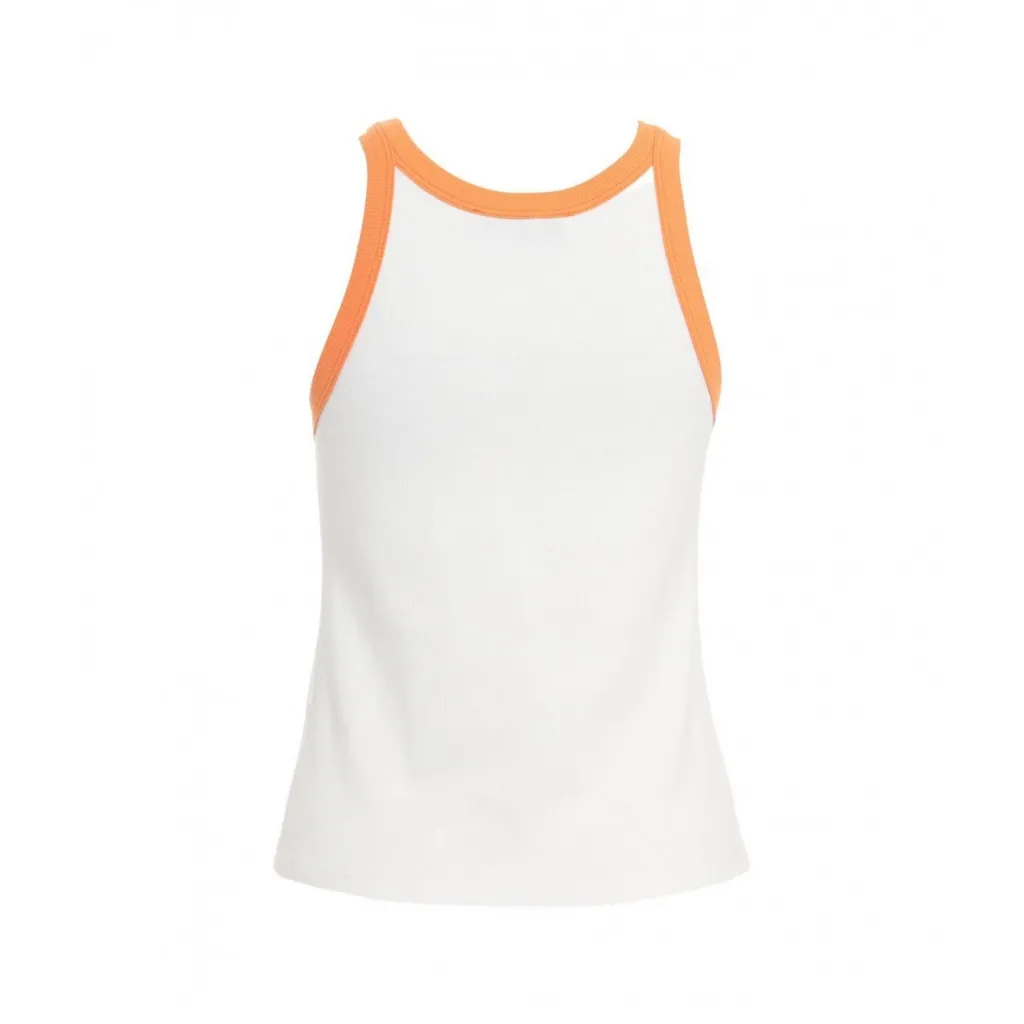 Top a coste arancione