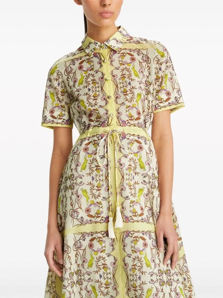 tory burch Abito chemisier stampato