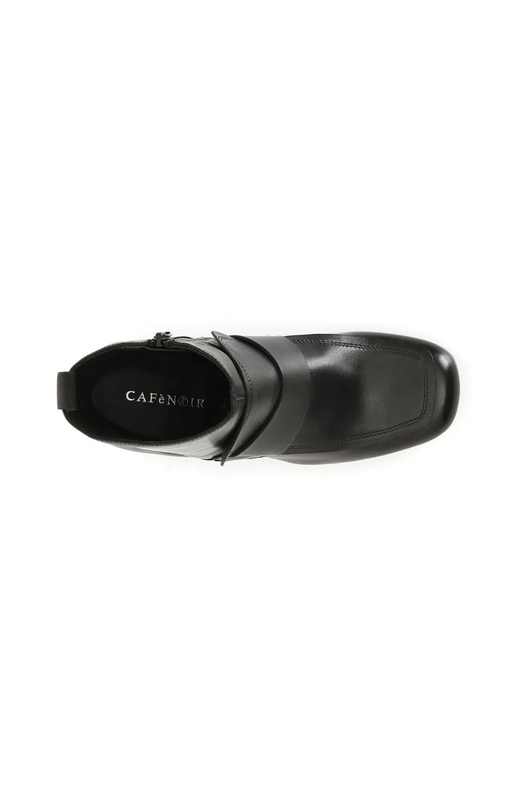 tronchetto donna in nappa nero