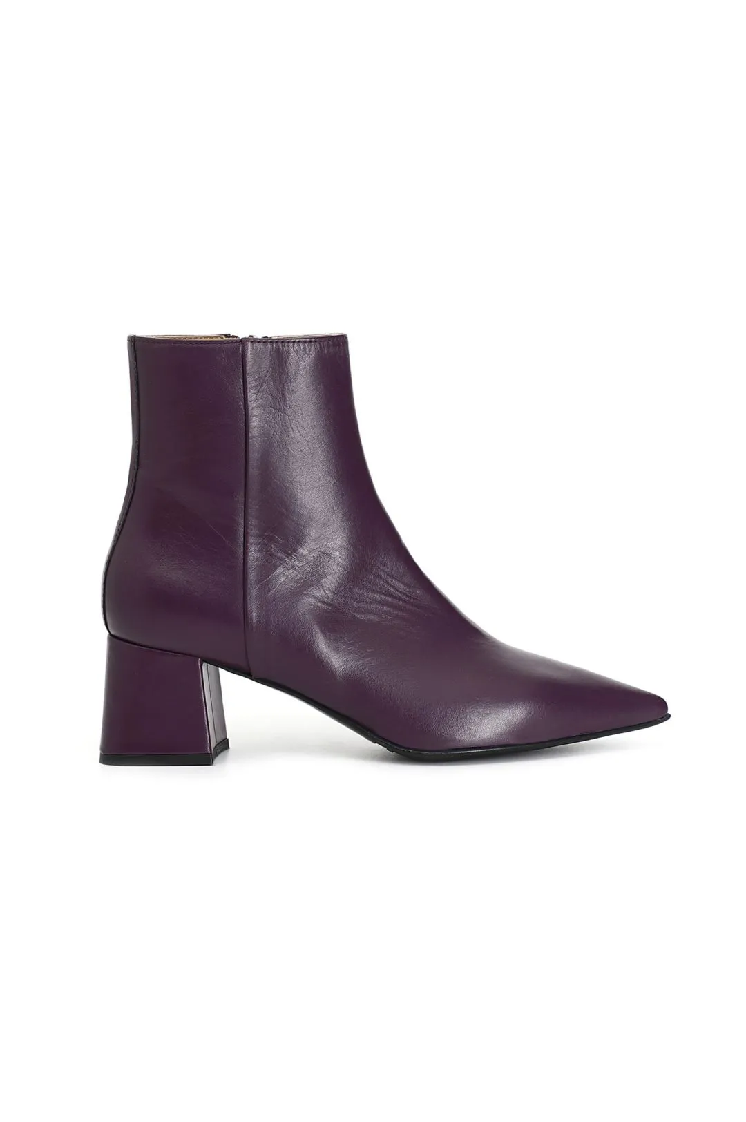 tronchetto donna in nappa viola