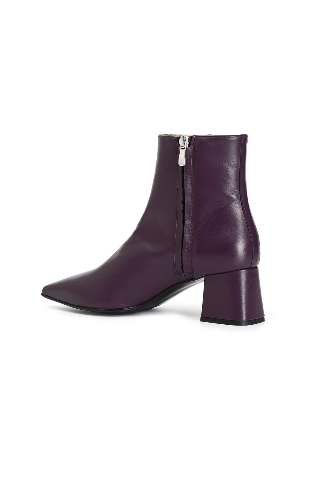 tronchetto donna in nappa viola