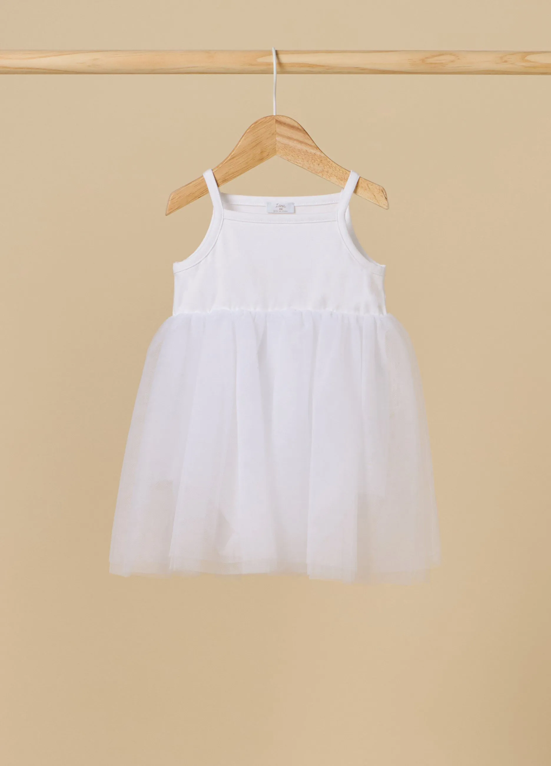 Vestitino IANA con gonna in tulle neonata